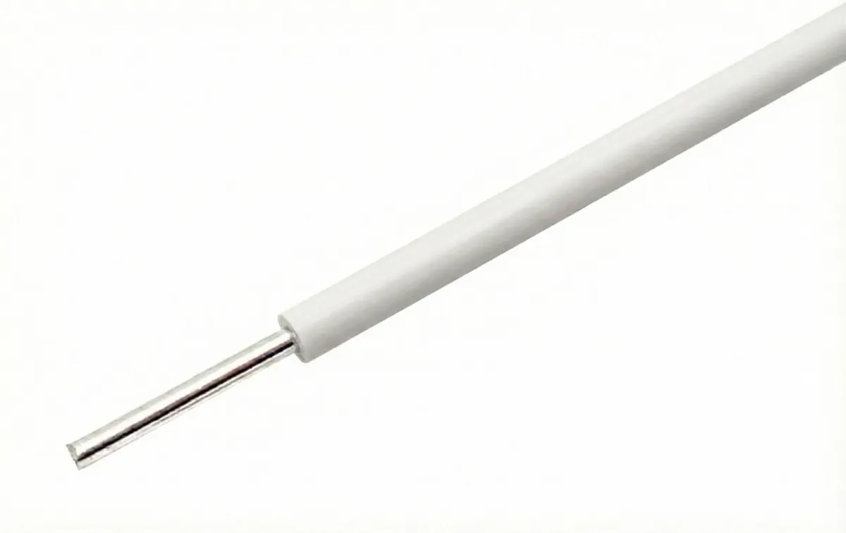 Cable blanco con núcleo sólido 22AWG para breadboards por metro