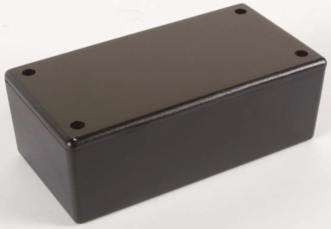 Carcasa de plástico - Negro 130 x 70 x 45mm