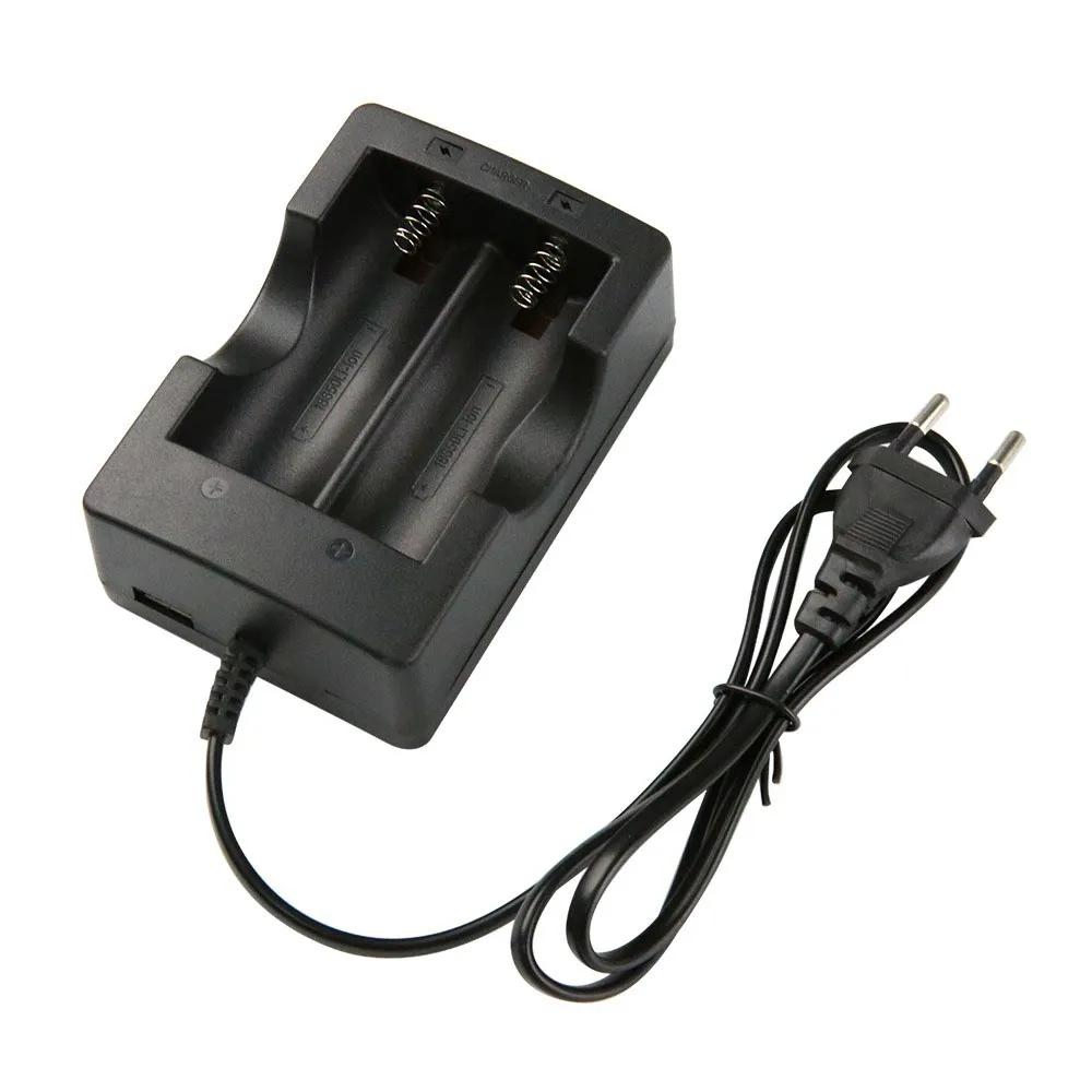 Cargador para 2x baterías de litio 18650 3.6V / 3.7V / 4.2V