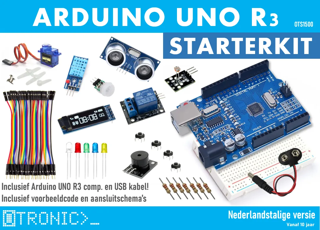 Kit de inicio Arduino UNO R3 en neerlandés con ChatGPT gratis