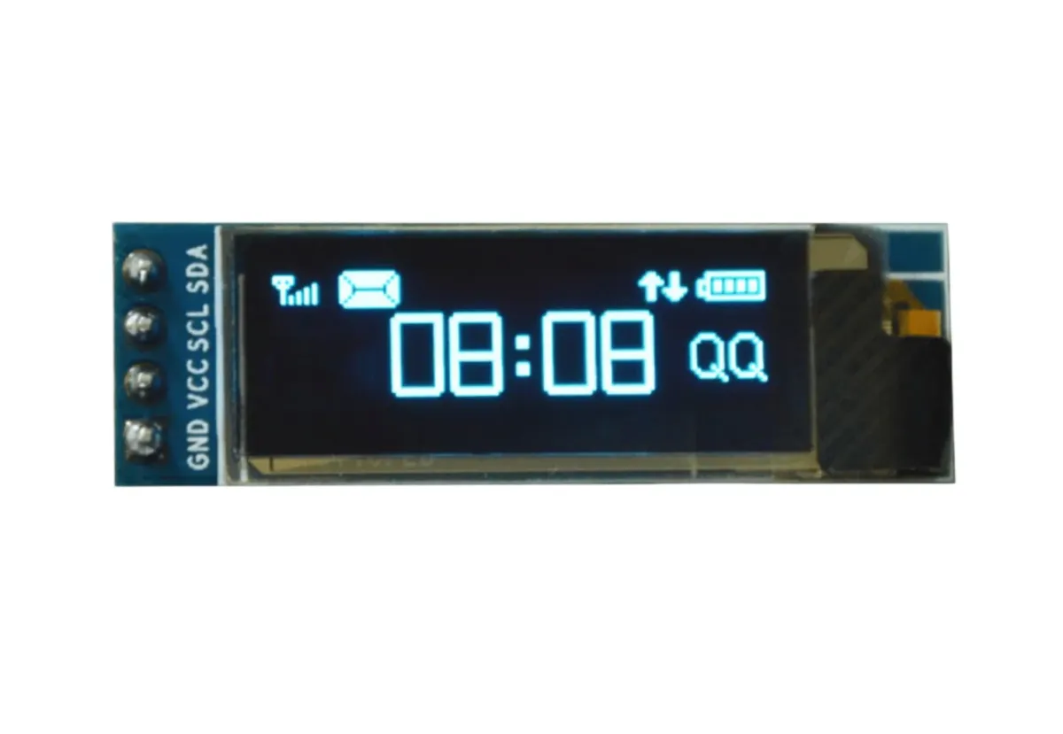 Mini OLED display blanco 0.91 inch 128x32 I2C