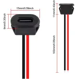 Toma empotrable USB-C, pieza de chasis – 2
