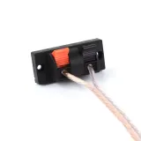 Terminal de altavoz con bornes de presión y resorte 2 polos – 2