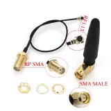 Antena LoRa 433MHz 3dBi externa con conexión IPEX y SMA – 4