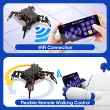 Kit de robot araña biónico cuadrúpedo ACEBOTT ESP8266 con Arduino IDE y ACECode (Scratch) – 3