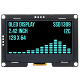 Pantalla OLED de 2.4 inch 128x64 Azul I2C SSD1309 3.3V – 1