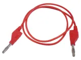 Velleman Cable de prueba con conectores banana de 4mm rojo – 1