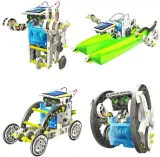 Kit educativa de energía solar Robot Solar 14 en 1 – 4