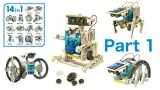 Kit educativa de energía solar Robot Solar 14 en 1 – 6