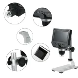 Microscopio digital 600x 3.6MP con soporte – 2