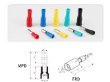 Surtido de terminales de cable aislados - FRD/MPD2-156 – 6