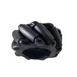 Rueda Mecanum / Rueda omnidireccional - 60MM-K Negra Set de 4 – 4