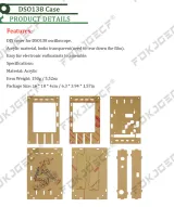 Carcasa transparente para osciloscopio digital DSO138 – 2