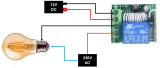 Módulo de relé programable inalámbrico incl. mando a distancia (4 botones) - 12V 433Mhz RF – 2