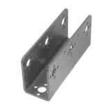 Soporte servo para, entre otros, brazo robótico / robot humanoide - U, negro, aluminio – 1