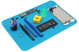 Alfombrilla de soldadura flexible de silicona 30x20cm azul – 4