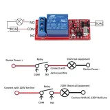 Módulo de relé infrarrojo 12V con mando a distancia (incl. batería) - 1 canal – 3