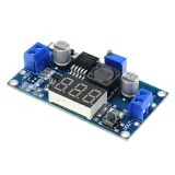 LM2596S Step-Down ajustable 4-40V -> 1.25-37V con pantalla de voltímetro integrada – 3