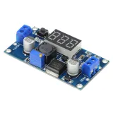 LM2596S Step-Down ajustable 4-40V -> 1.25-37V con pantalla de voltímetro integrada – 6