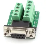 Adaptador D-SUB hembra DB9 RS232 serie a terminal de tornillo – 2