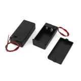 Portapilas de 9V con interruptor basculante ON/OFF de 9 voltios con tapa – 5