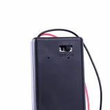 Portapilas de 9V con interruptor basculante ON/OFF de 9 voltios con tapa – 6