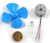 Set de motor DC generador eólico con hélice 60 mm – 1