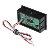 Voltímetro 0-100V - Rojo, 0.56 inch, 3 cables – 3