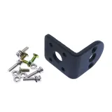 Soporte para motorreductor de aluminio de 25mm con 6 tornillos – 6
