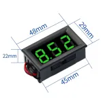 Voltímetro 3,5V-30V -  Verde, 0.56 inch, empotrable – 3
