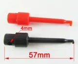 Clip de prueba con gancho con resorte para PCB SMD IC 57mm - Negro – 2