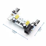 Módulo de alimentación para breadboard MB102 DC 7-12V USB Interface placa de 2 canales – 5