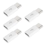 Adaptador USB-C macho a Micro-USB hembra blanco – 4