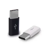 Adaptador USB-C macho a Micro-USB hembra - negro – 3