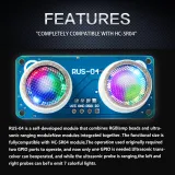 RUS-04 Sensor ultrasónico de distancia con LED RGB integrado – 3