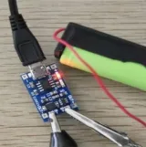 Cargador de batería de litio 18650 con Micro USB 5V 1A TP4056 – 2