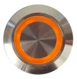 Pulsador | Moment - puls | 5V LED Naranja | Acero inoxidable | 12mm – 3
