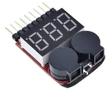 Probador LIPO con zumbador de alarma 1S a 8S – 2