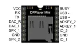 DFPlayer Mini (clone) módulo MP3 con ranura para tarjeta MicroSD – 2