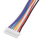 Cable conector/terminal de 8 pines, 1 lado - macho, 26AWG 20cm, XH2.54mm – 2