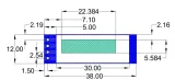 Mini OLED display blanco 0.91 inch 128x32 I2C – 4