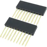 Conector header apilable hembra de 10 pines y 11 mm de alto – 3