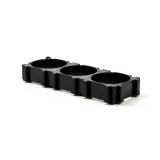 Portapilas para 3x 18650 con terminal conmutado – 3