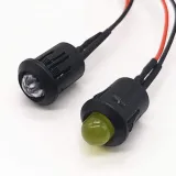 Clip de montaje para LEDs - 5mm negro – 2