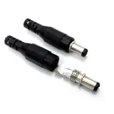Conector de alimentación DC/enchufe de barril/ Barrel Jack macho 5,5 x 2,1 mm – 3