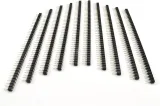 Tira de pines hembra redondos de 40 pines 2.54Mm 1X40p negra – 3
