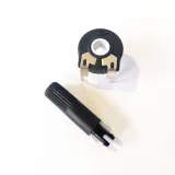 Potenciómetro ajustable de 10K-ohm, horizontal, con perilla de 15mm, hexagon socket – 2