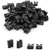 Jumper Cap 2 Pins 2,54mm (Negro) para, entre otros, Arduino, Esp32 y Raspberry Pi – 1