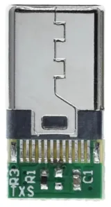 Placa breakout USB-C Male Socket – 2