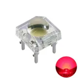LED 5mm Super Flux Piranha de 4 pines - Rojo – 1